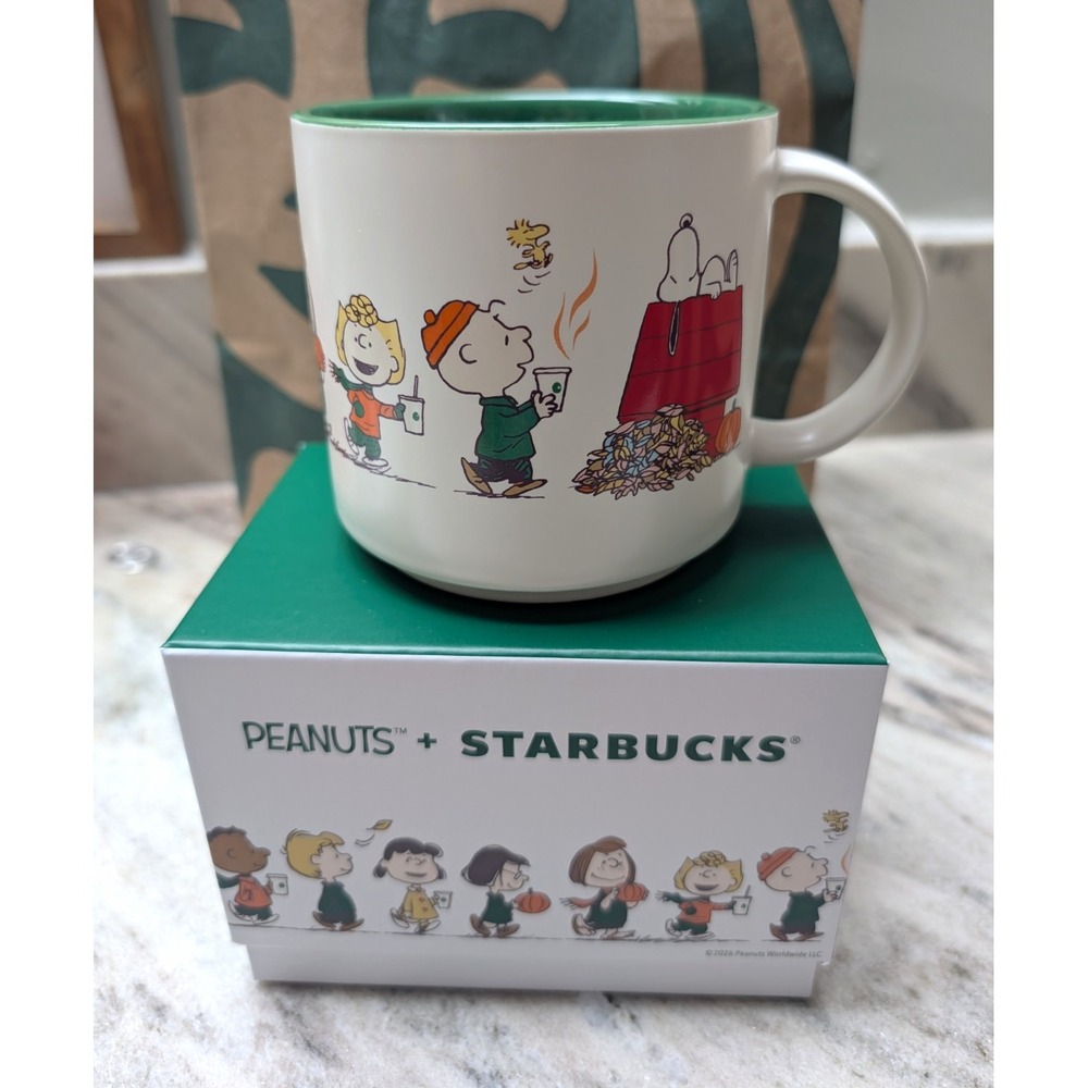 New 2026 Release Starbucks Peanuts Ceramic Mug
